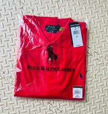 Men Ralph Lauren Polo T-Shirt Small Pony Custom Slim Fit Red Short Sleev XXL