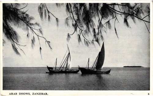 Zanzibar arab dhows vintage - pc,
