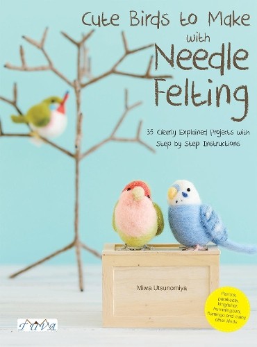 Cute birds make with needle - with,
