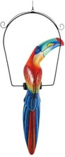 25" RED TOUCAN HANGING ART