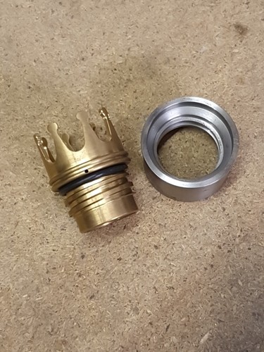 Petrol cap crown weld - petrol, in