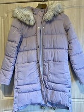 Girls Lipsy Coat With Faux Fur