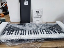 Axus 61 Key Keyboard Piano, Portable Touch Sensitive Lightweight Slimline Keyboa