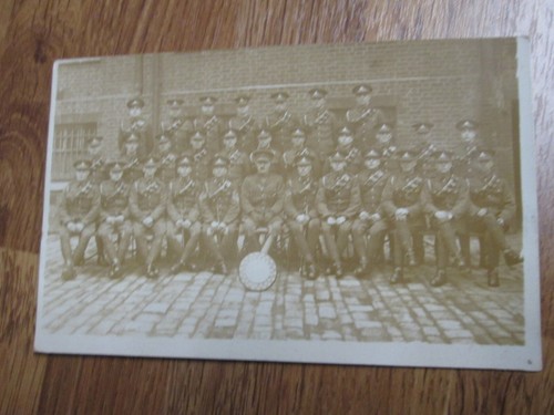 Postcard men in uniform - ,