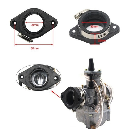 Flange adapter carb - carb, manifold