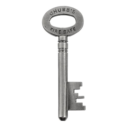 Antique key fire - fire, chubb