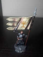 warhammer lotr boromir captain of the white tower with banner metal well painted