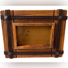 Rustic Faux Leather Stud