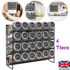 4 Tier Spice Herb Jar Rack