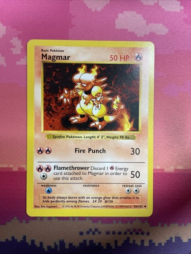 Pokemon card magmar - pokemon,