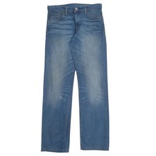 LEVIS 504 Jeans Regular Straight Fit Blue Denim Trousers Mens W28 L32