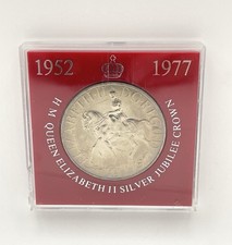 1952-1977  H.M. Queen Elizabeth II Silver Jubilee Crown Commemorative Coin 