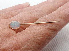 Super Antique Fire Opal & 14ct Yellow Gold Stick or Pin 