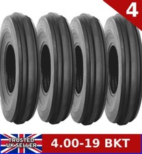 Four 4.00-19 (400-19) BKT