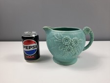 Vintage Arthur Wood VICTORY Large Green Floral Jug - 14 cm Tall