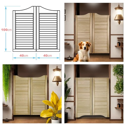 Western style louvered saloon - western,