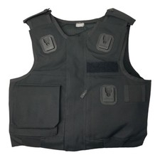 Hawk Black Overt Body Armour Bullet Proof Stab Vest HO1 KR1