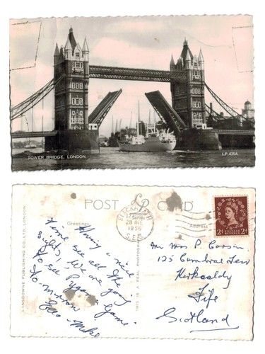Vintage postcard tower - vintage,