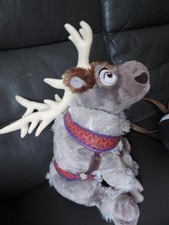 Disney Store Frozen 2 Sven Reindeer Stuffed Animal Doll Toy Plush 15" VGC