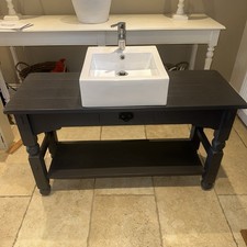 SIDEBOARD FITTED WITH MODERN Cloakroom BASIN  /  SINK UNIT and tap