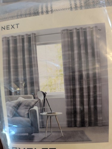 Next geometric curtains 66x90 - curtains,