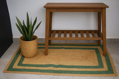 Rug jute carpet mat farmhouse - carpet,