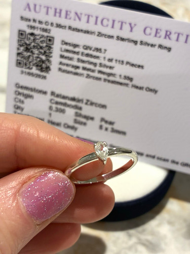 30ct ratanakiri zircon pear - 0.30ct,