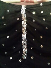 Sequin black top - size S