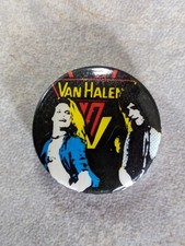 Vintage 80's Van Halen Pin Badge Purchased Around 1986 