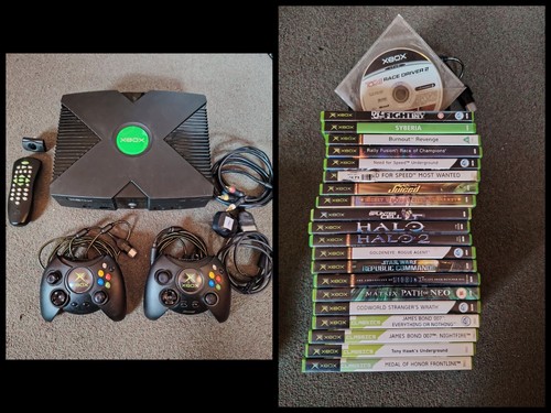 Original xbox console - xbox, console,