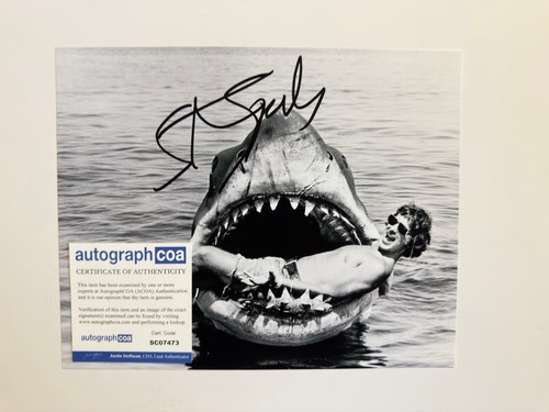 Signed steven spielberg iconic - steven,