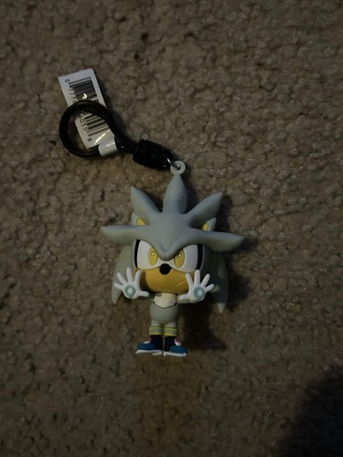 Silver the hedgehog figurel - silver,