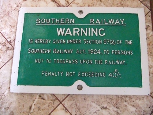 Southern railway trespass - southern,