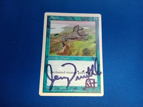 Mtg magic flight signed - mtg,
