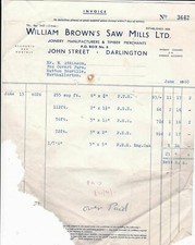 William Browns Saw Mills Ltd