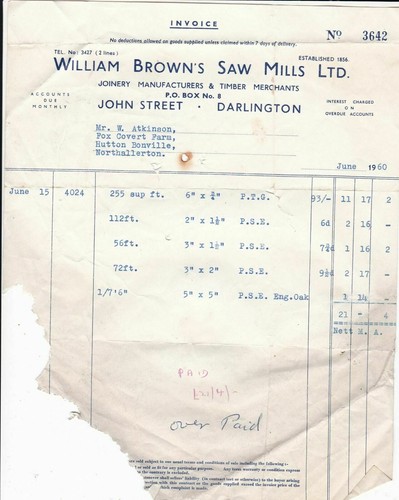 William browns saw - browns, ltd
