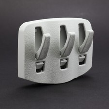 Discrete Pop Out Triple Coat