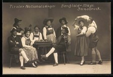 Postcard Tyrolean national
