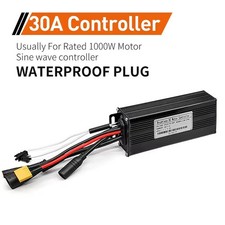 Ebike 24V/36V/48V 17A 26A 30A Sine Wave Controller for 350W-1000W Motor WP Plug