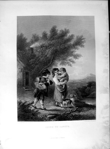 Old antique print art - old,