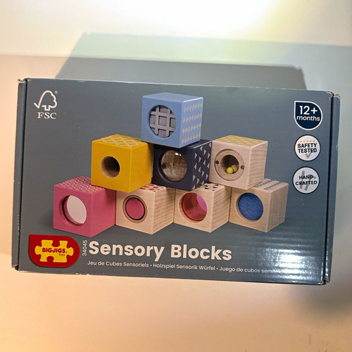 Bigjigs toys sensory blocks - bigjigs,