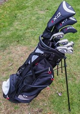 LEFT HANDED Masters GX1 Men's Set - Driver/3 Wood/Hybrid/Irons/Putter/Stand Bag
