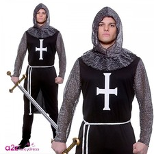 Mens Medieval Black Knight