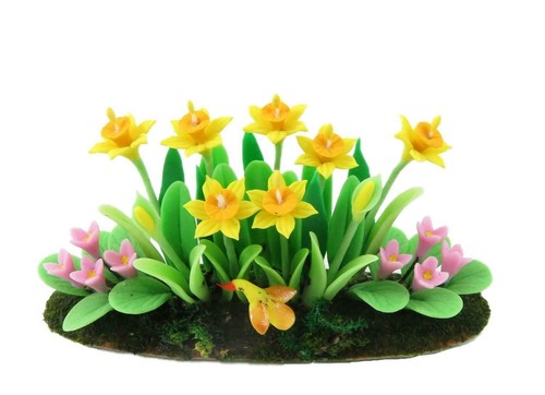 Dolls house daffodils - dolls, &