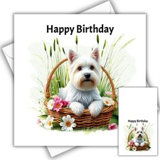 West Highland Terrier Card