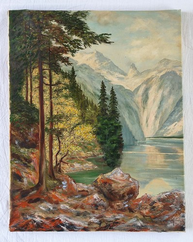 Oil canvas painting with - painting,