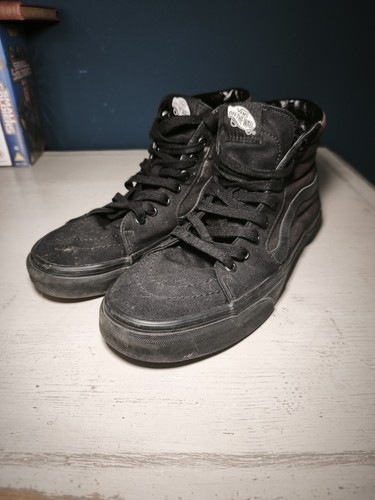 Vans sk8 black high top - vans,