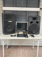 Professional & ProSound DJ Mic , Monitors, Mix pad & Laptop Complete Set