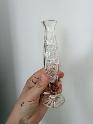 Bohemian crystal pinwheel - crystal,