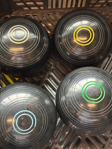 Lawn bowls black n6034 - lawn,